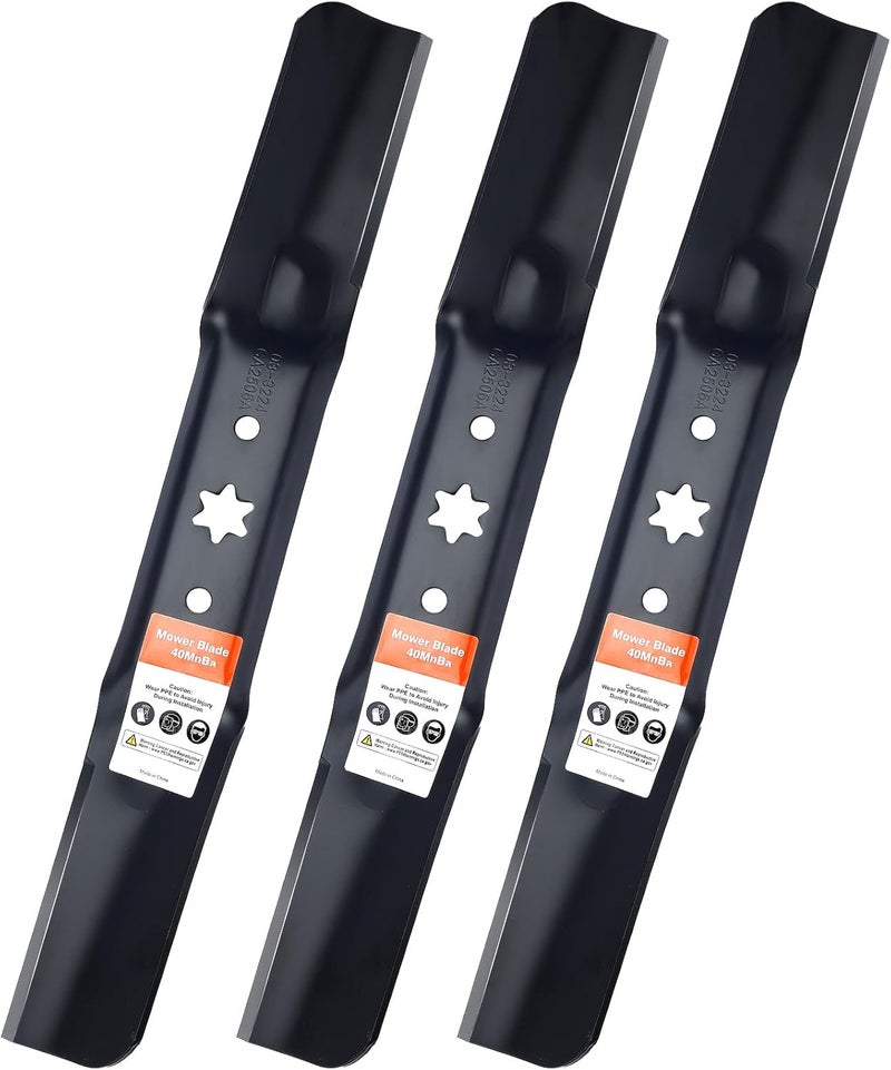 Grasscool 942-05056A شفرات جزازة ZT1-54 مع ثقب نجمي 6 لجرار كاب كاديت ألتيما ZT2-54 XT1-54 XT2-54 RZT54 RZT L54 صفر دوران تروي بيلت موستانج 54 بوصة - Image 1
